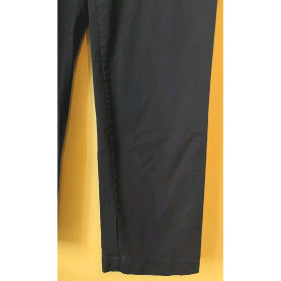 New Banana Republic Womens City Chino Pants Sz 8 Preppy Navy Blue Low Rise Ankle - Picture 2 of 9